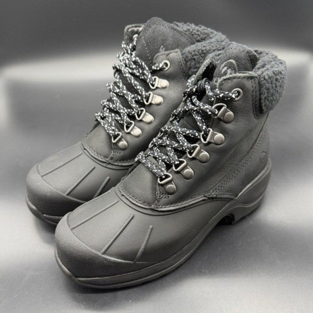 Wolverine Winter Boots Womens 5 Frost Black Waterproof Leather Insulated NEW